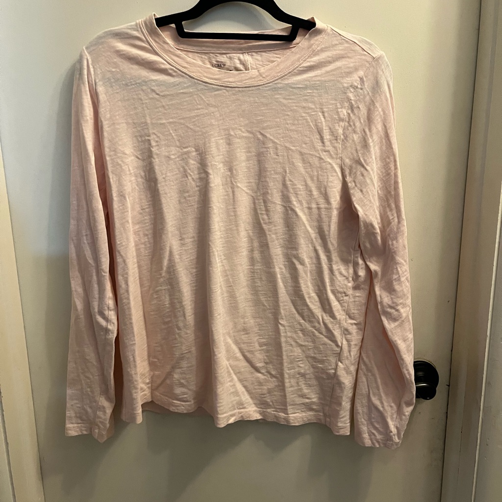J. Crew Blush Girlfriend Tee